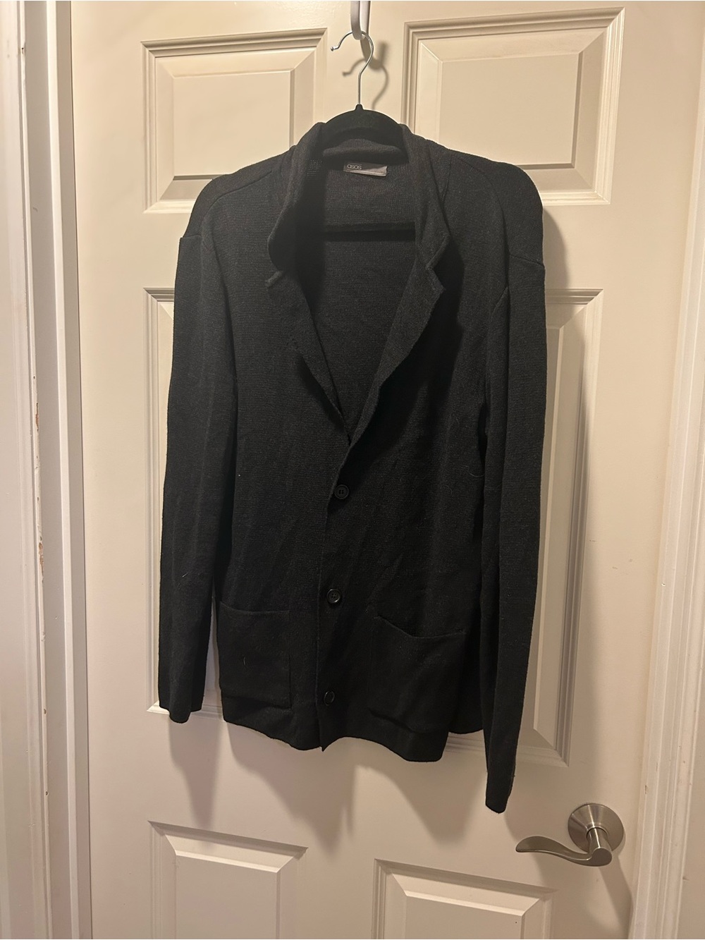 ASOS Black Men's Shawl Collar Cardigan